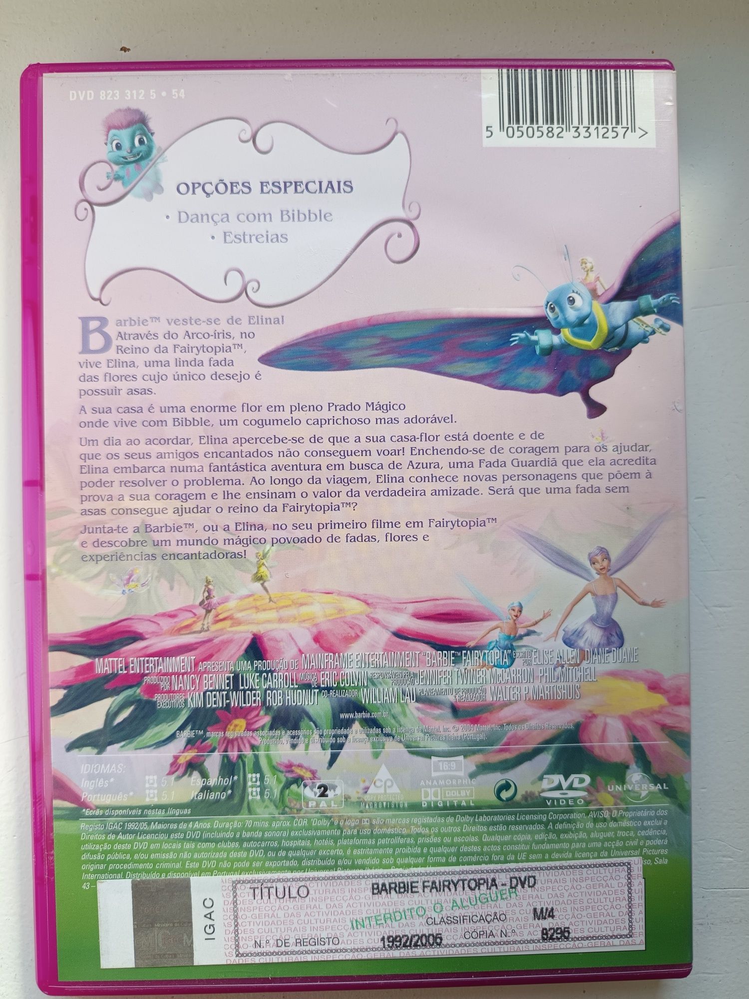 DVD barbie Fairytopia
