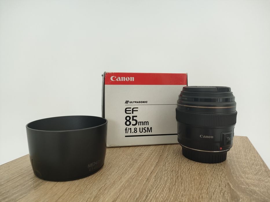 Obiektyw canon ef 85 mm F 1.8 USM