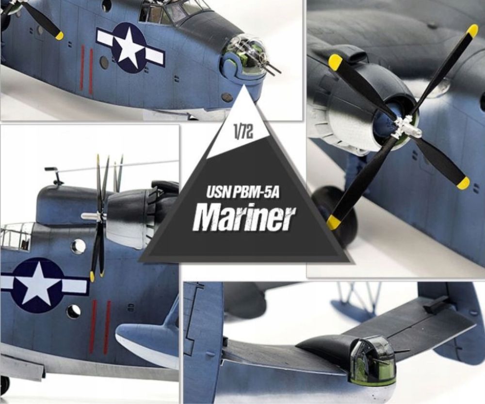 Academy 12586 Łódź latająca US Navy PBM-5A Mariner model samolotu 1/72