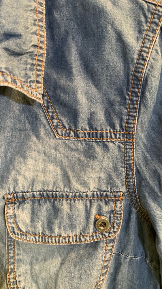 Koszula damska jeansowa Only XL uni oversize tunika