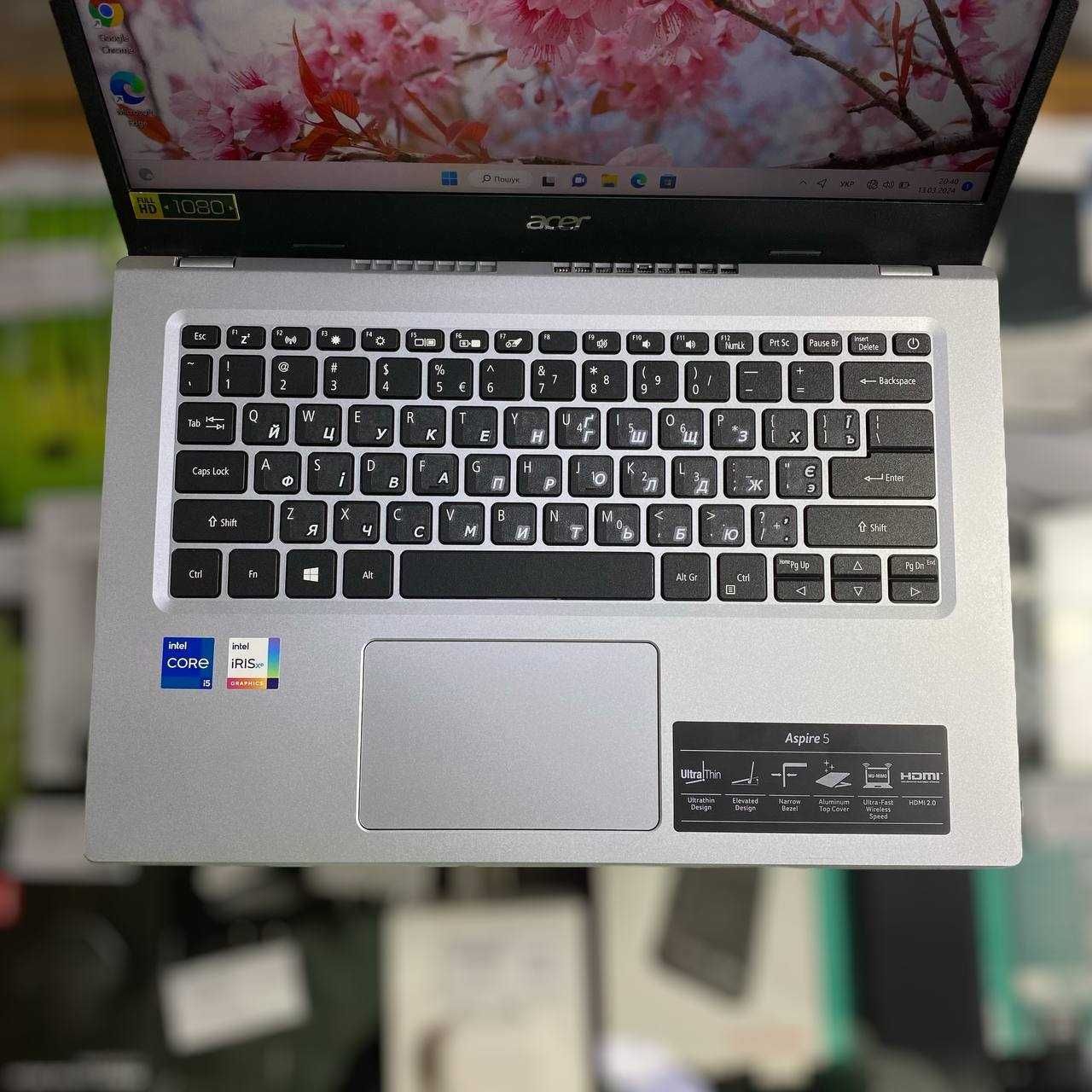 Ноутбук ACER Aspire5 A514-54Т 14FHD Core i5 11th/8RAM/256SSD Iris Xe