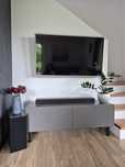 Soundbar , tv , szafka - komplet