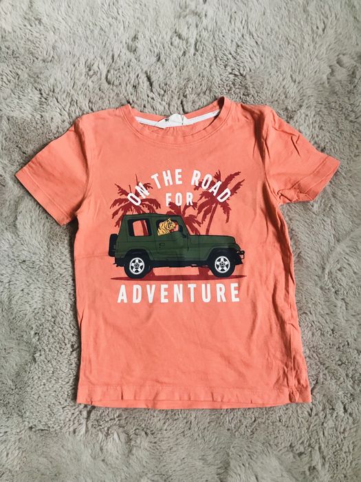 T-shirty chłopięce z nadrukiem 2 szt.,rozm. 122/128, H&M