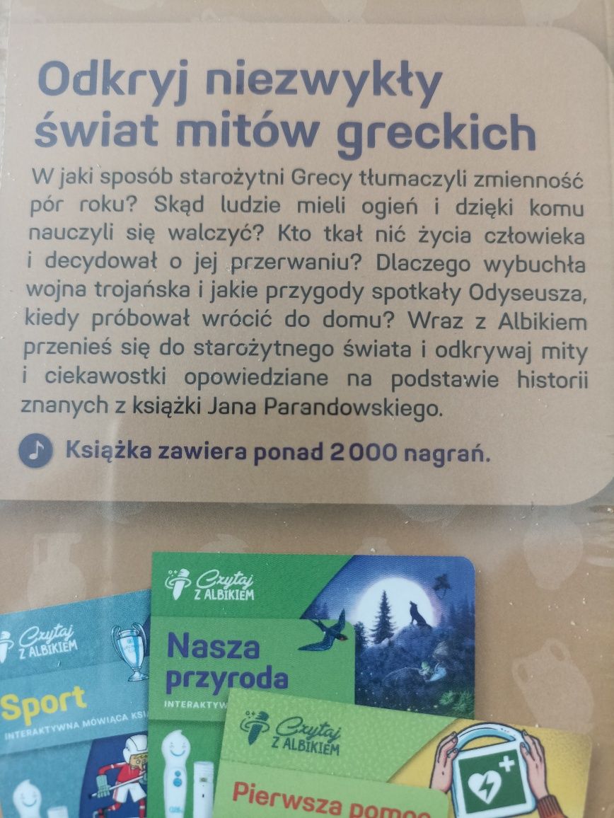 Czytaj z Albikiem Albik książka Mitologia grecka NOWOŚĆ