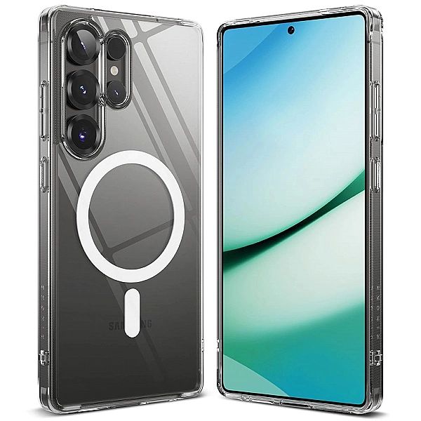 Etui Ringke Fusion MagSafe na Samsung Galaxy S25 Ultra - przezroczysty