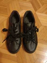 Czarne sneakersy/trampki Graceland z ekoskóry - rozmiar 37