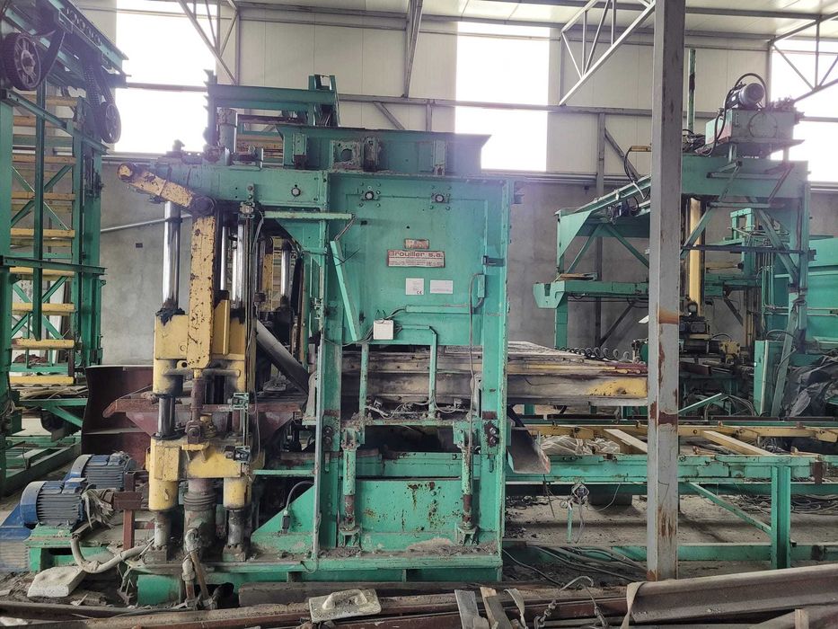 Linia produkcyjna prefabrykaty betonowe wibroprasa