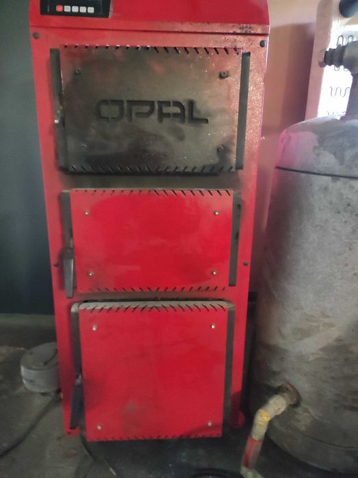 Piec Opal + zbiornik ekogroszek z podajnikem