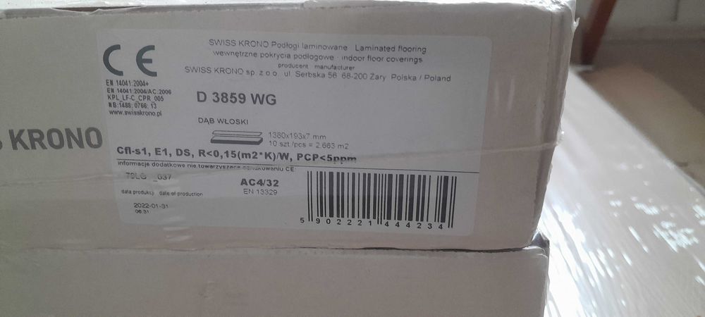 Panele podłogowe Swiss Krono Dąb Włoski 7mm AC4