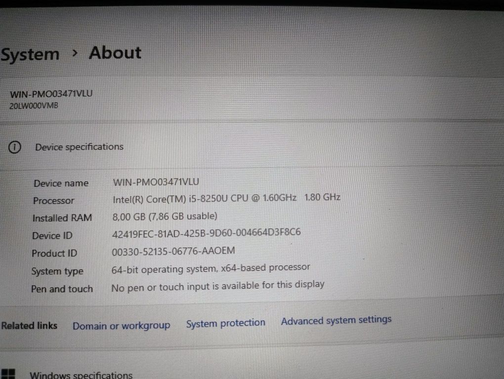 Lenovo ThinkPad l580