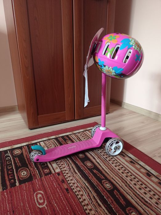 Hulajnoga + nowy kask