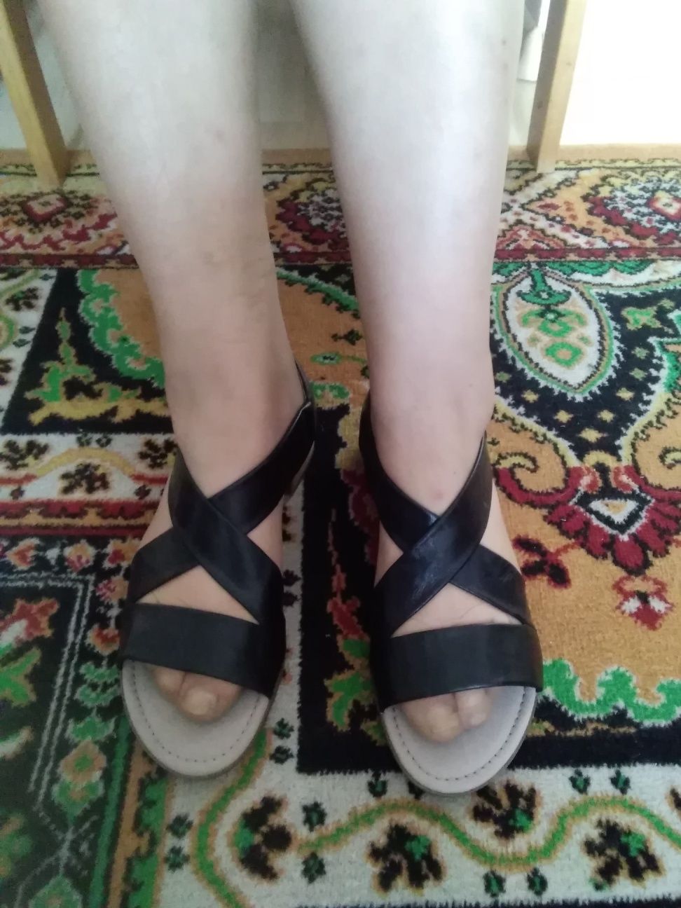 Nowe sandały damskie skórzane firmy Gabor nowe rozmiar 42