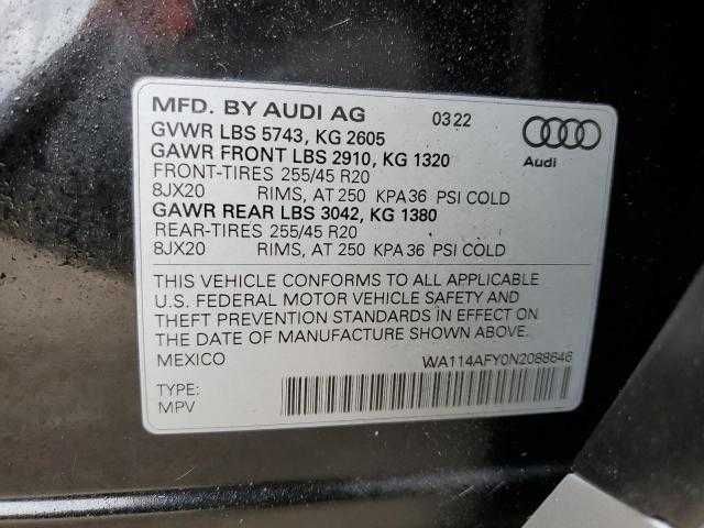 Audi SQ5 Sportback Premium 2022