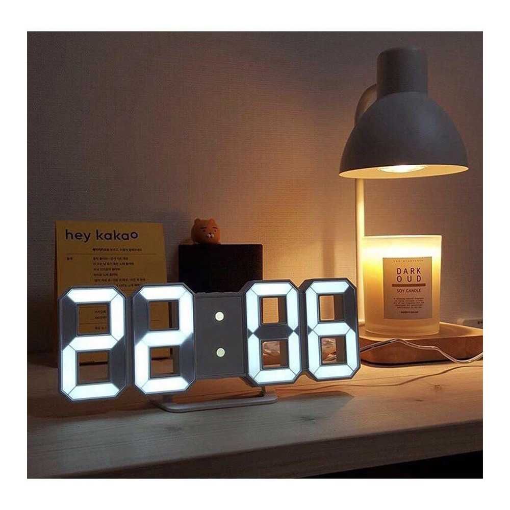 Годинник  3D LED Digital Clock ( настільний / настінний )