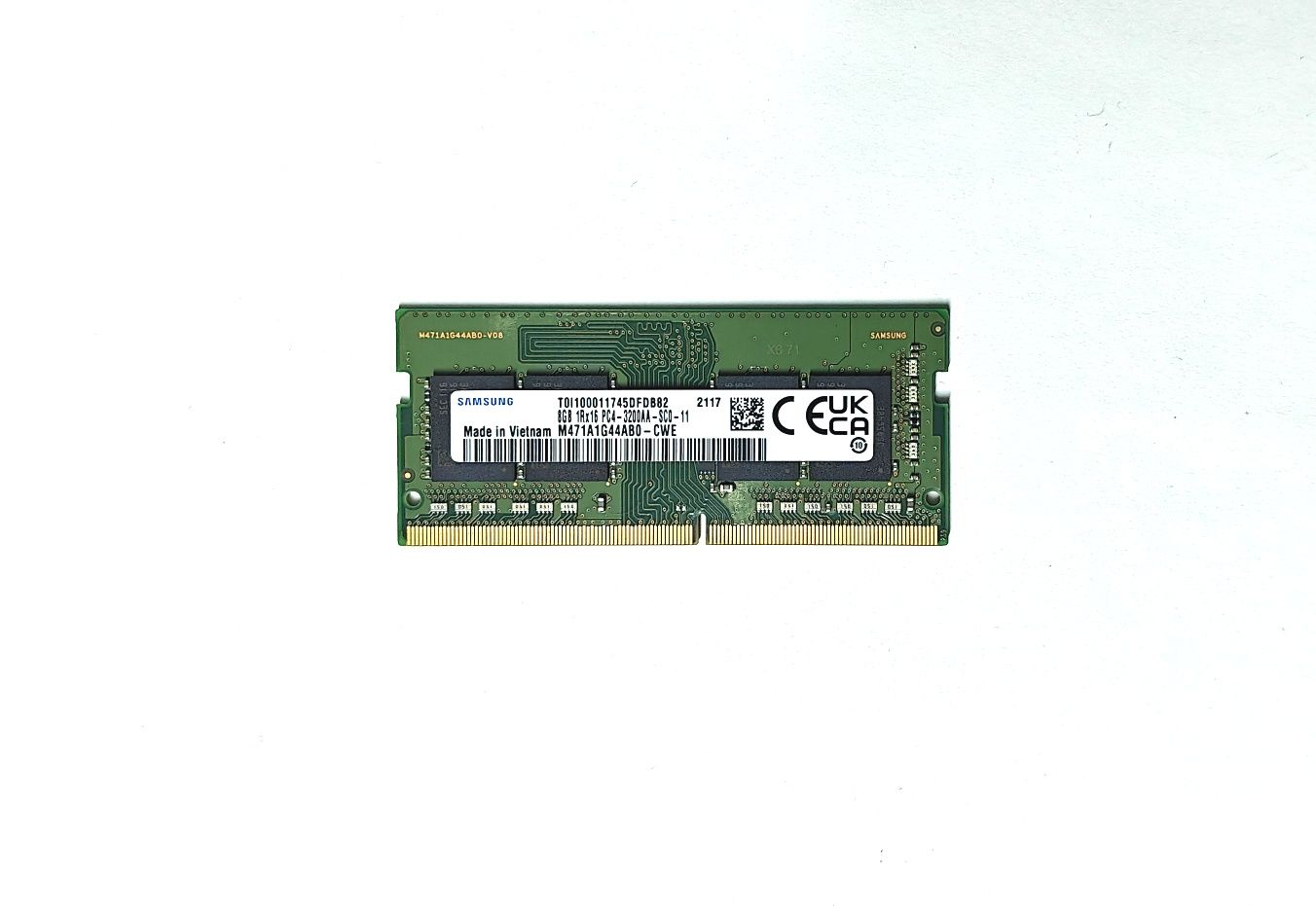 Лептопна оперативна пам'ять Samsung 8Gb DDR4 3200 МГц