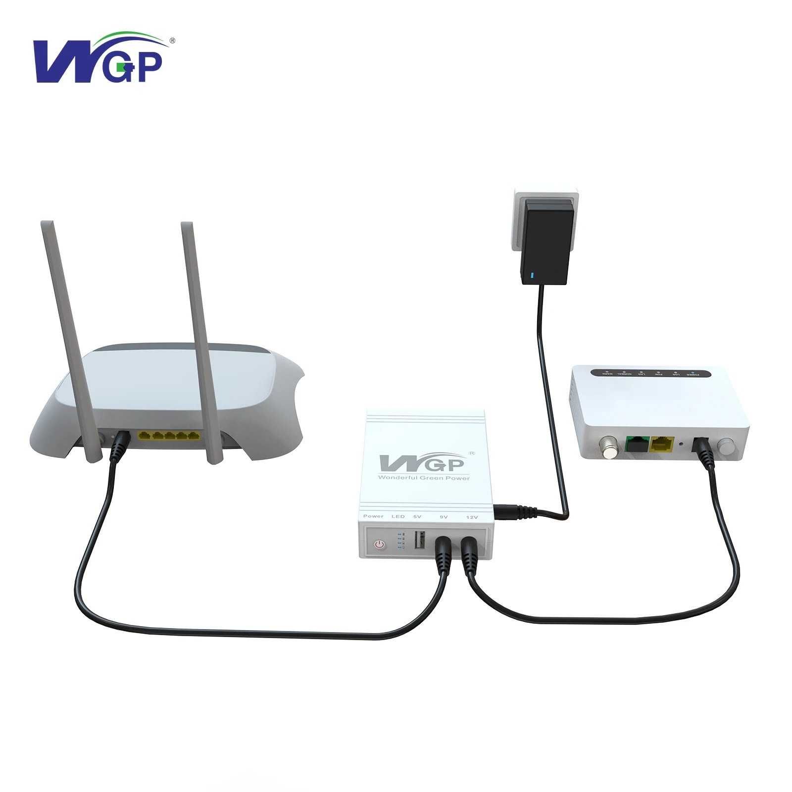 Mini ups NEP WGP 10400mAh 25W повербанк безперебійник для роутера