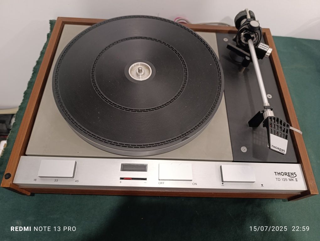 Gira Discos Thorens TD 125 MK II, Colunas Wharfedale Dovedale 3