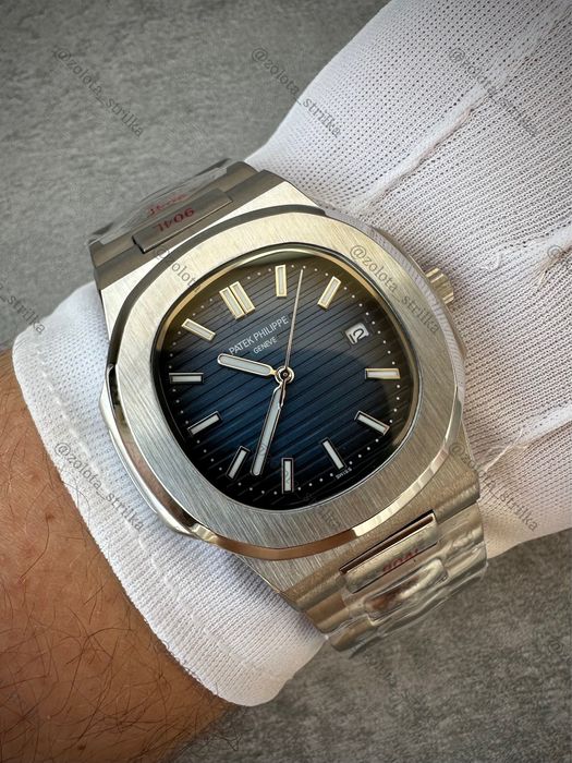 Чоловічий годинник Patek Philippe Nautilus 40 mm. Мужские часы