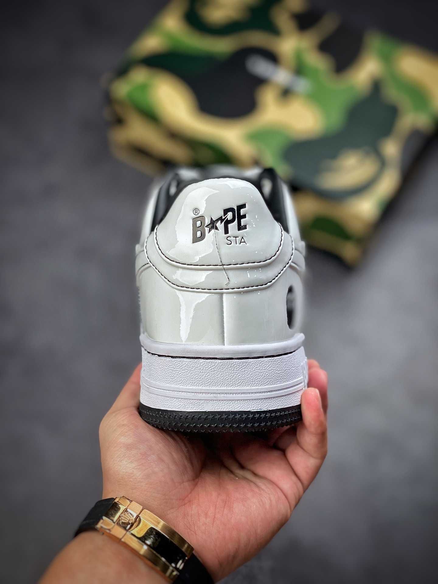 BAPE Sta Low classic leather