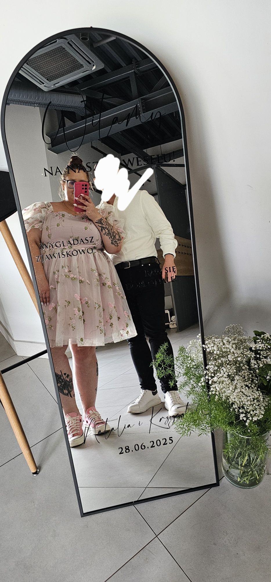 Elegancka sukienka plus size wesele