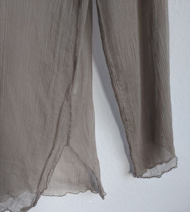 Jedwabna bluzka 100% silk cienka M luźna modna elegancka narzutka