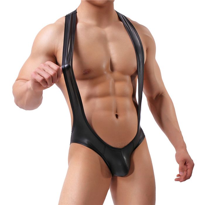 Męskie body jockstrap - L