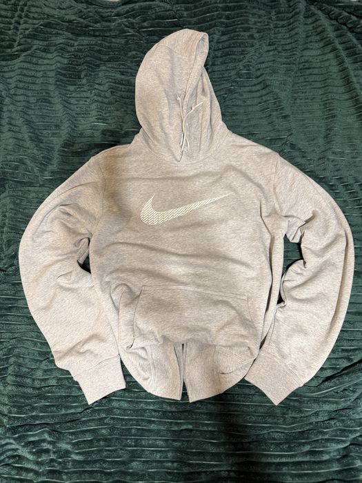 bluza z kapturem nike szara