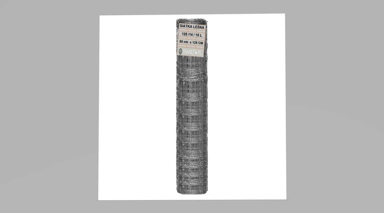 Siatka ogrodzeniowa leśna 125 cm - ochrona przed zwierzętami hodowlana