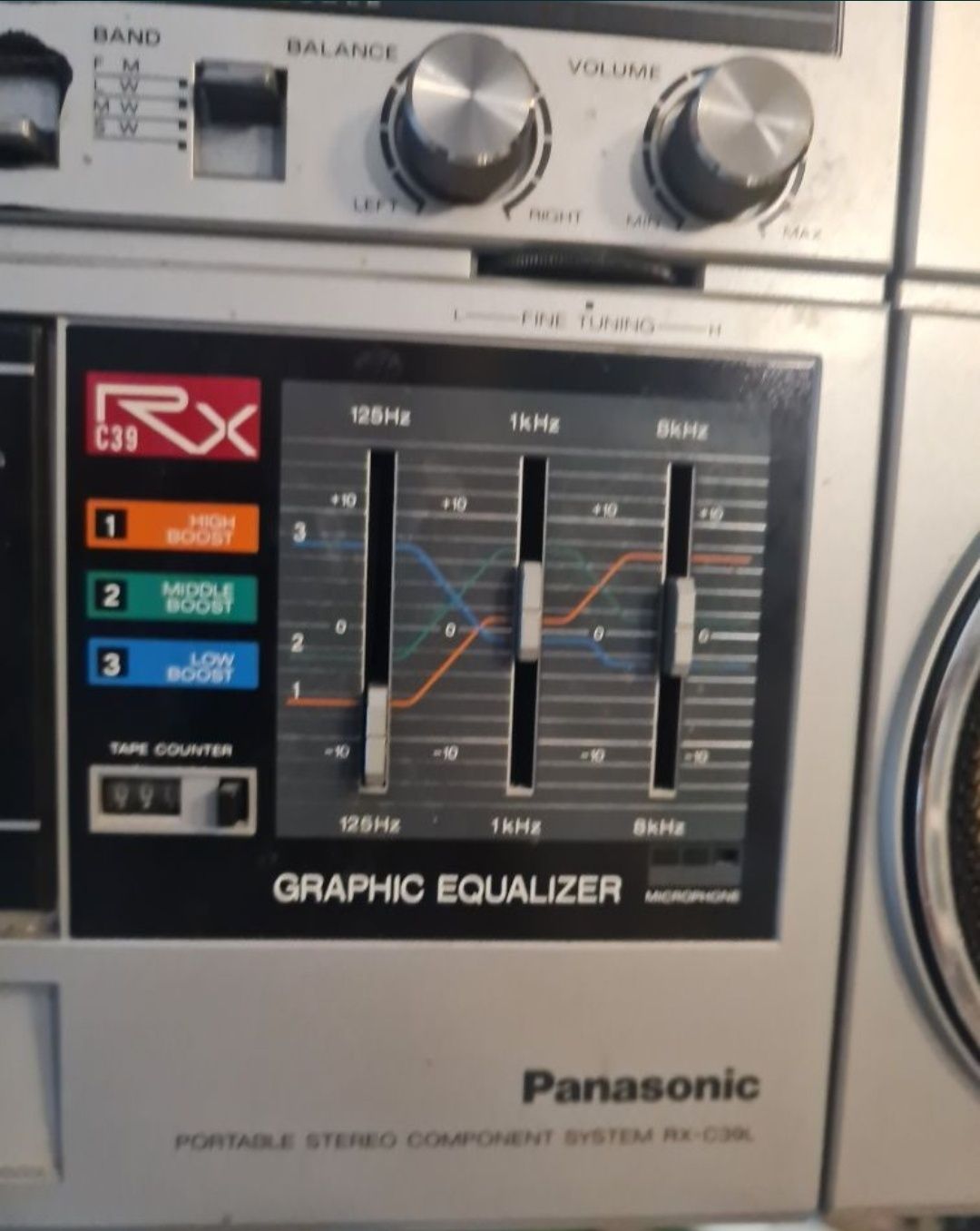 Radiomagnetofon PANASONIC RX-C39L prl