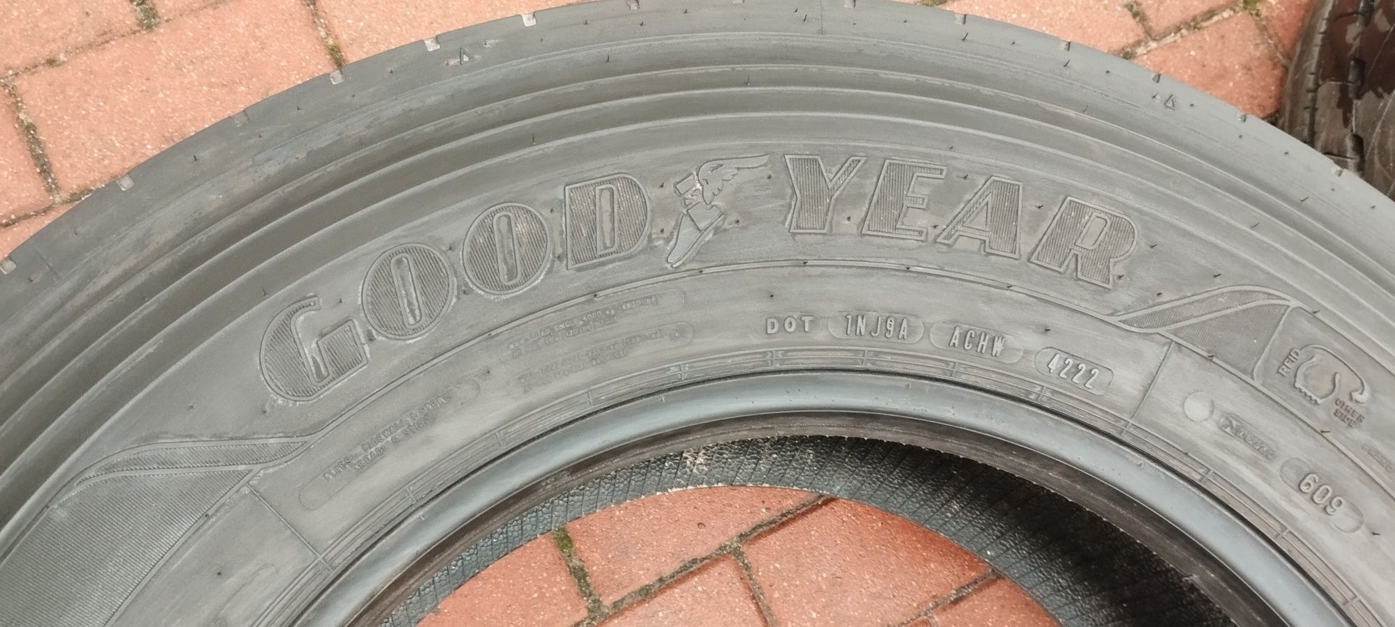 Goodyear 315/70R22.5, 17mm, 2022r, bezNapraw, 315/70/22.5, Wysyłka