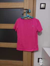 Sportowa różowa koszulka Domyos 9lat