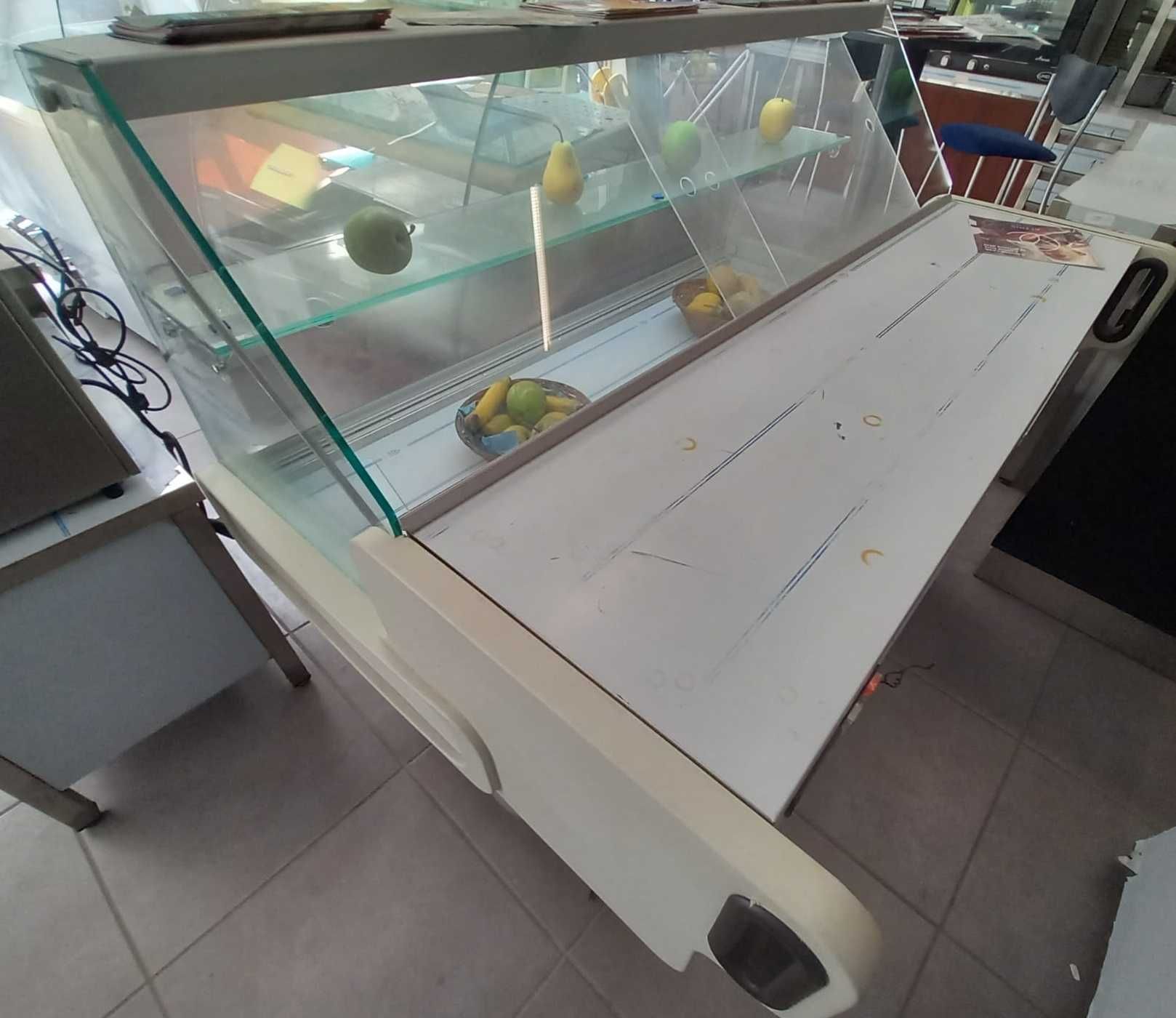 Vitrine Refrigeração de Peixe Inox- Nova