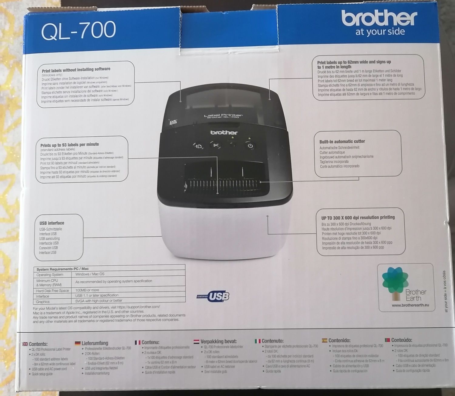 Impressora de etiquetas Brother QL-700