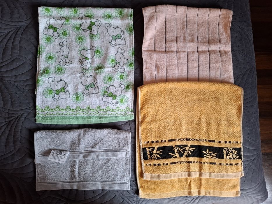 Zestaw nowych ręczników