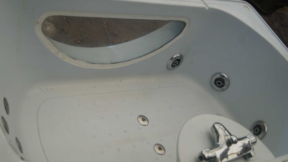 Wanna z kabiną prysznicową hydromasaż jacuzzi komplet 150X85x230 super