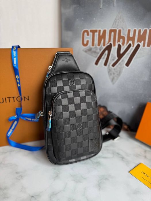 Чоловіча сумка слінг Louis Vuitton Avenue | sling bag LV | крос-боди
