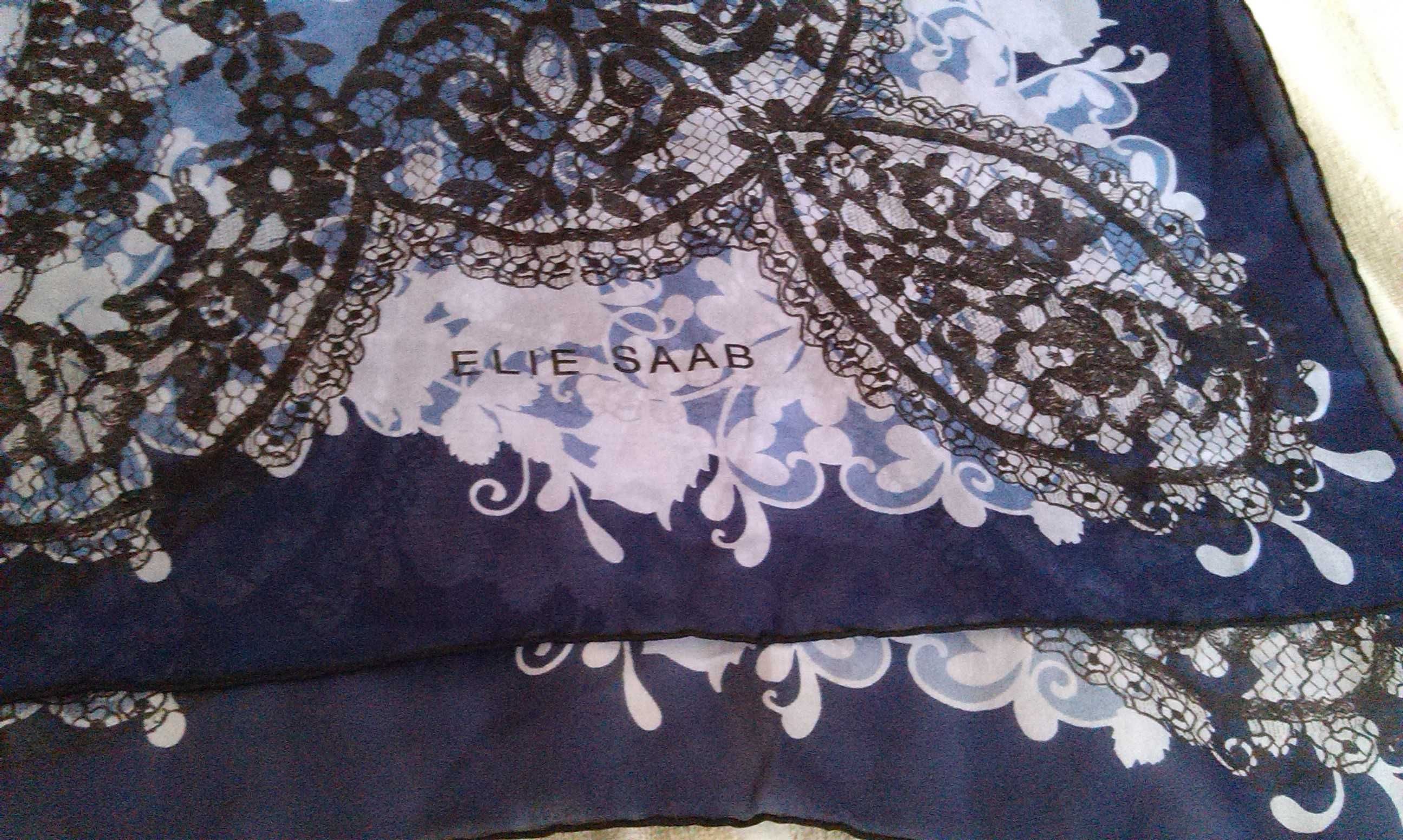 Шелковый платок, шарф, палантин Elie Saab. Оригинал. Новый
