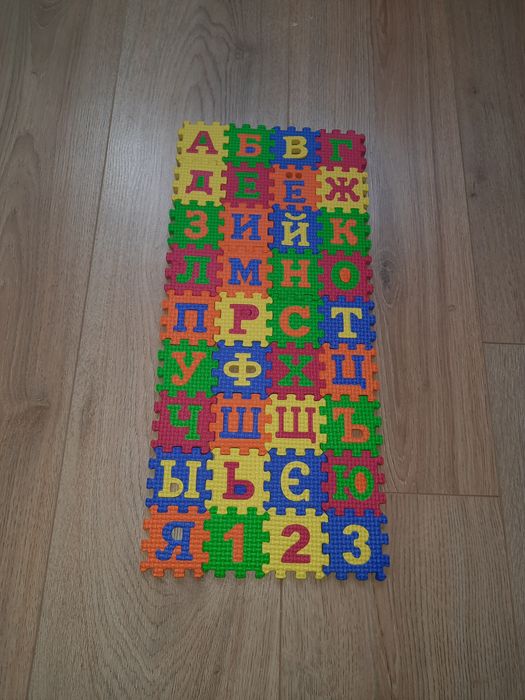 Деревянный конструктор,Lego Duplo,мягкий коврик пазл Азбука
