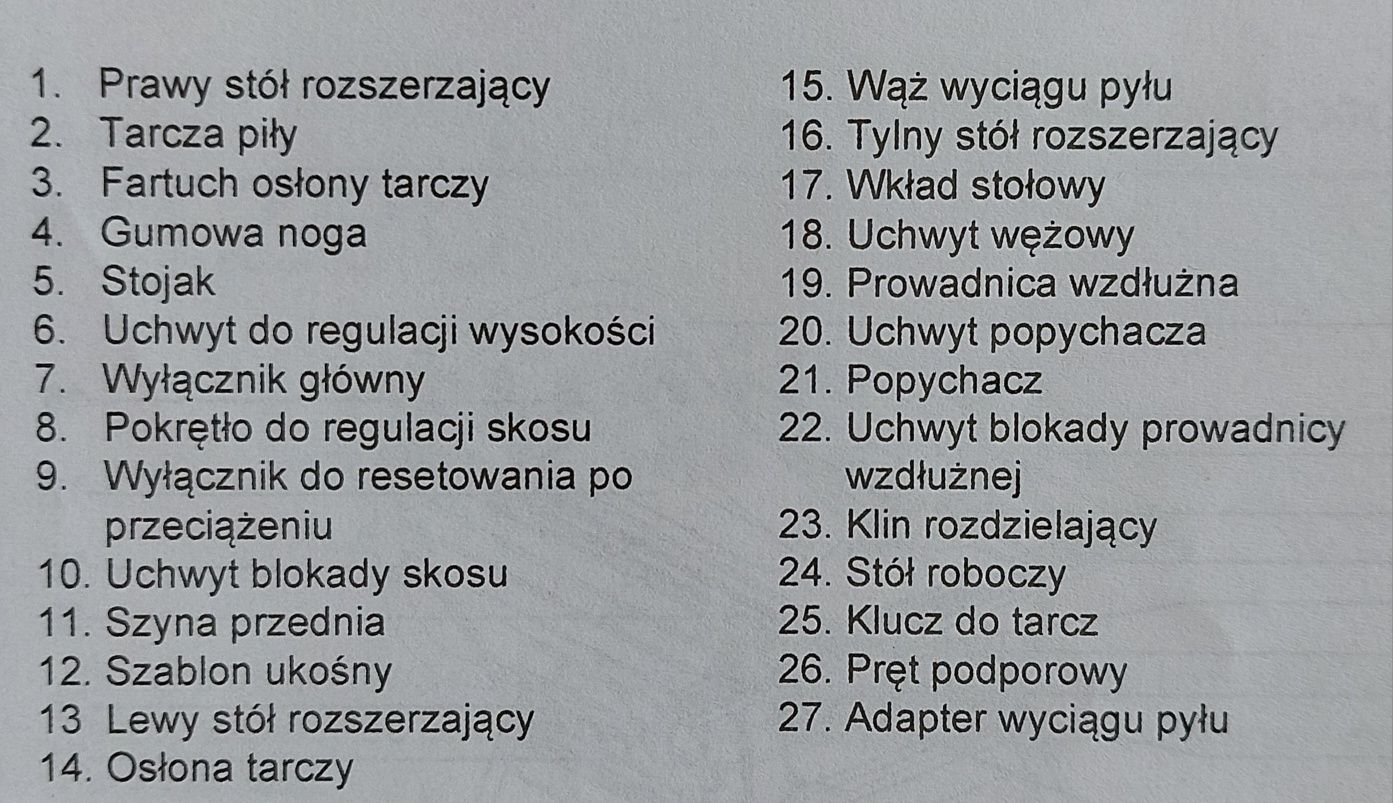 Pilarka stołowa 1500W