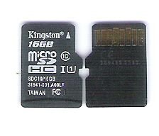 Продам недорого карту памяти Kingston, Micro CD, объёмом 16 гб.