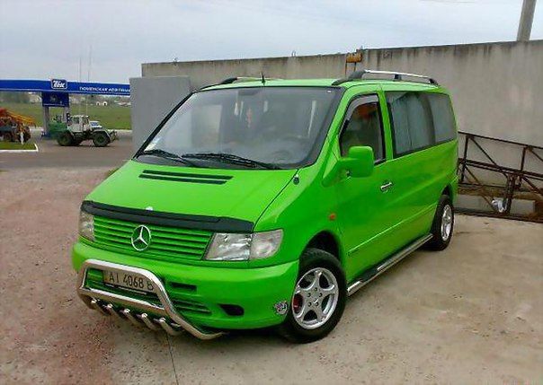 Кенгурятники_Пороги_Трубы_Mercedes Vito 638=Мерседес Вито=