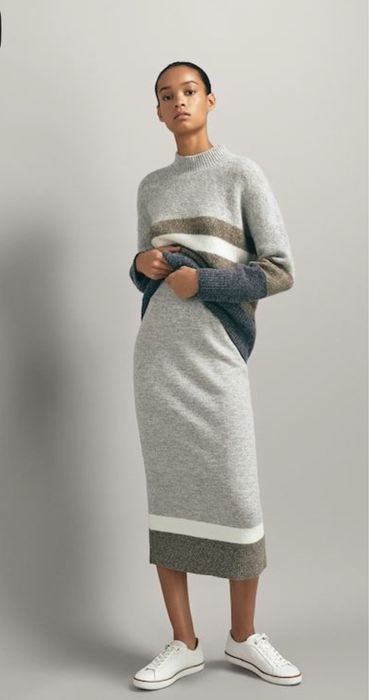 Теплий костюм зі спідницею Massimo Dutti