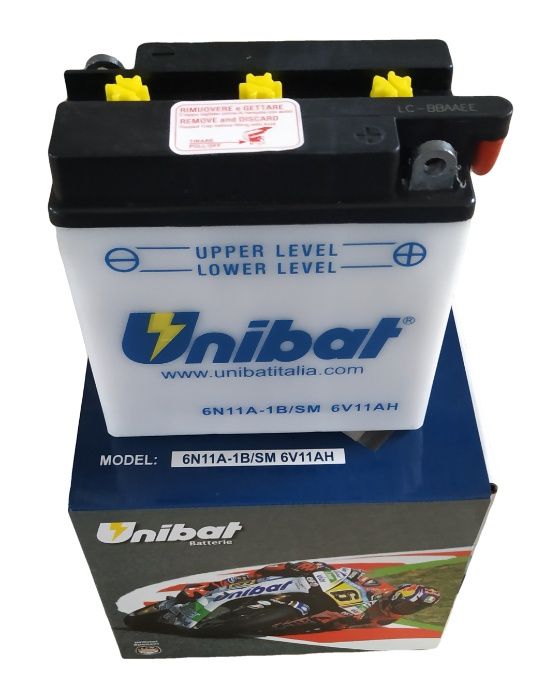 Akumulator Unibat 6N11A-1B 11Ah 80A 6V NOWY
