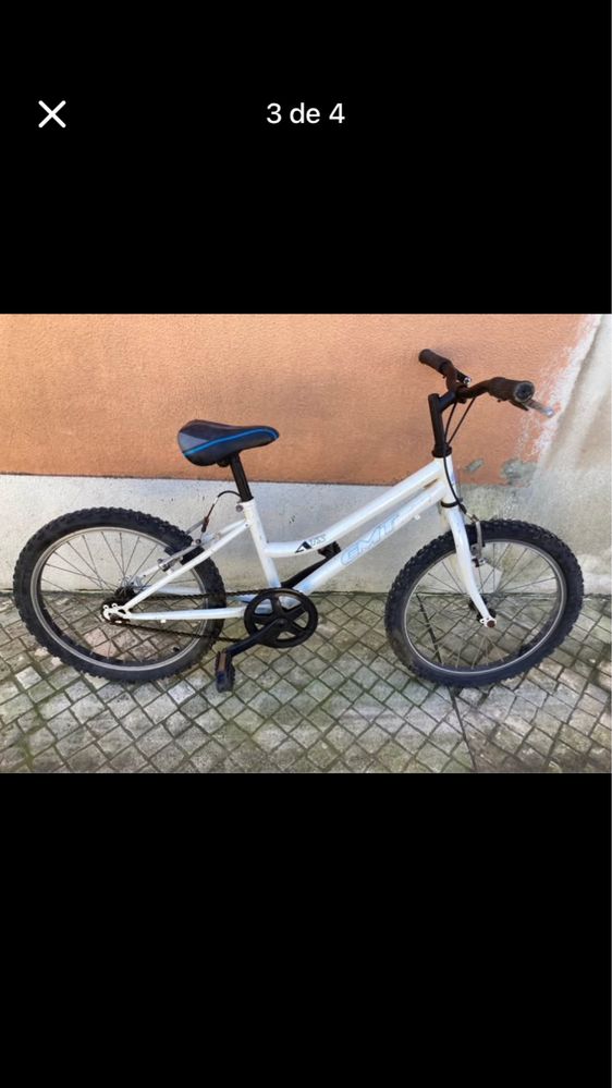 Bicicleta como nova roda de crinça