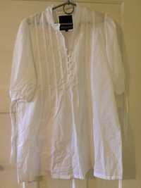Koszula luźna tunika biała