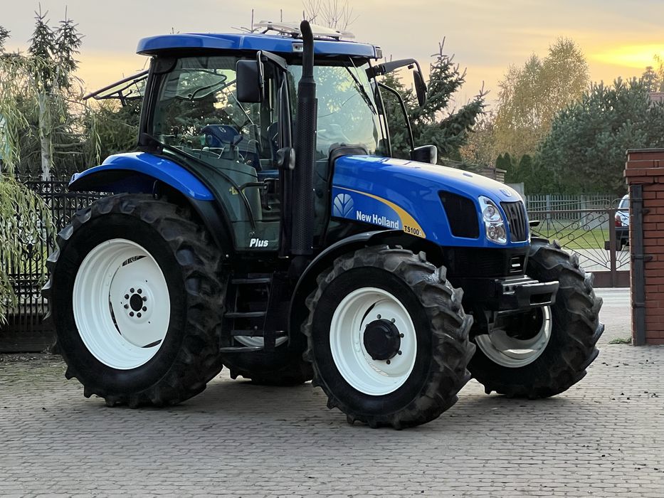 New Holland TS100A Świeżo Sprowadzony ts100a New Holland T6020 Case MX