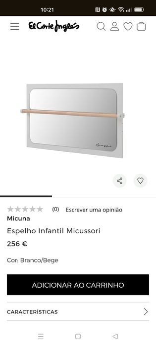 Espelho Montessori da marca Micuna
