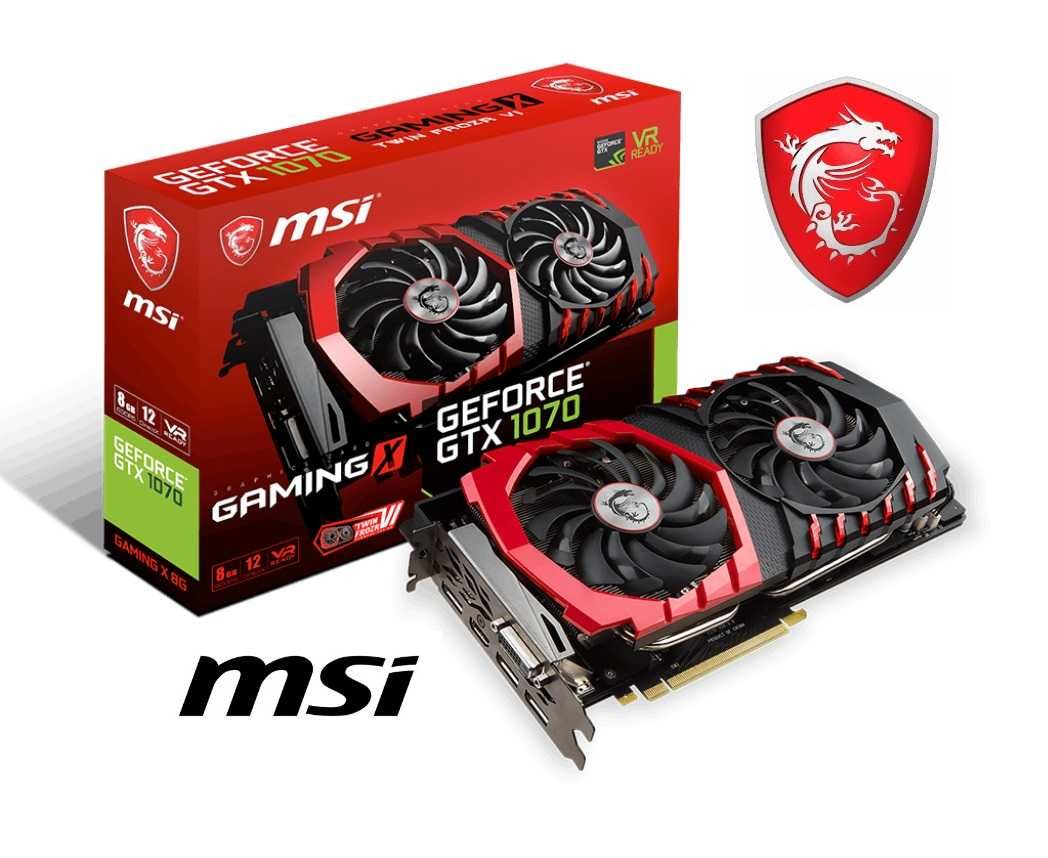 GTX 1070 8Gb MSI Gaming X GeForce Nvidia GDDR5 256bit видеокарта