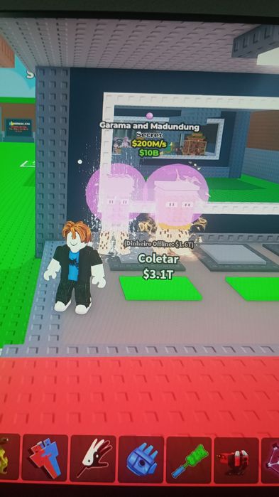 Personagem garama and madundung no roube um brainrot roblox