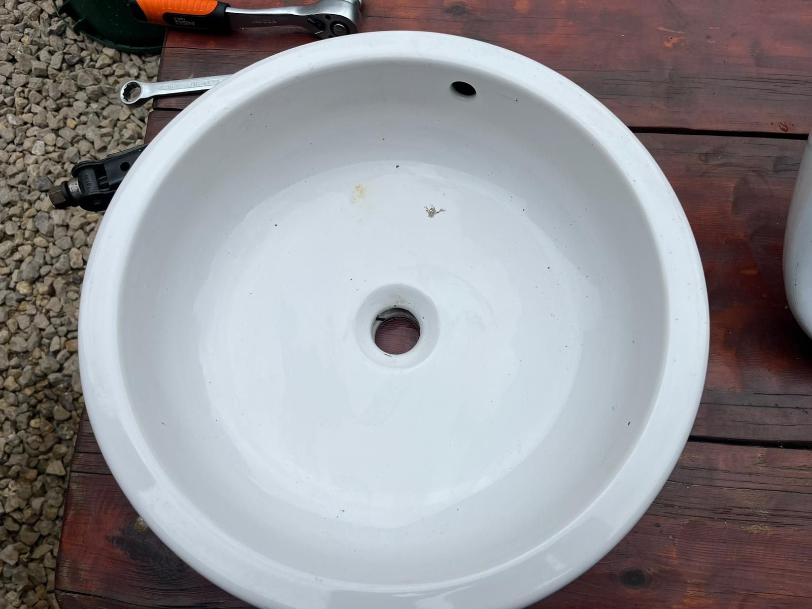 Umywalka zlew porcelana
